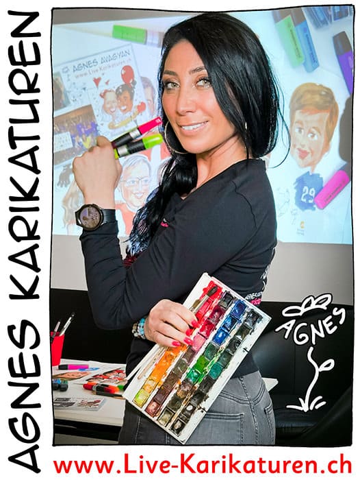 Agnes karikaturen 2025 logo arrangement y700